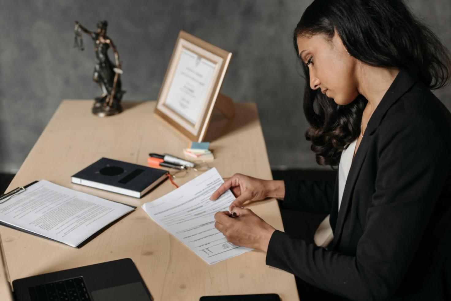 Aula di formazione con simulazione processuale in corso